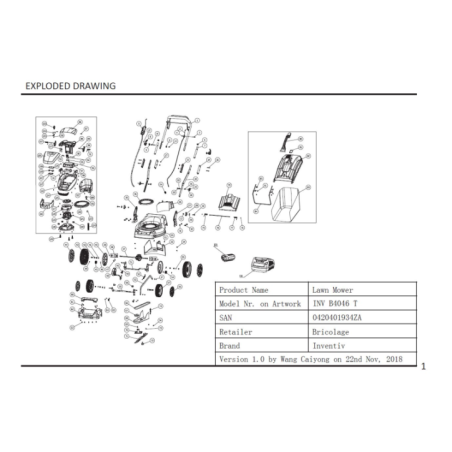 Douille de goupille pour INV B4046 T