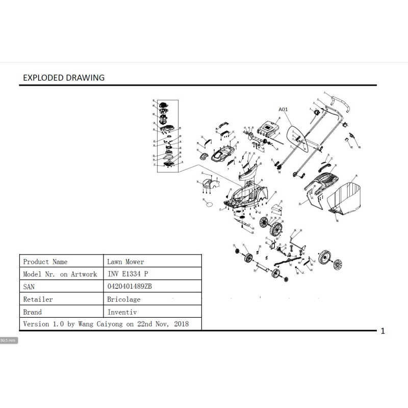 Cover - 1053902001 for INV E1334 P