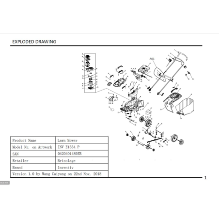 Logement pour INV E1334 P