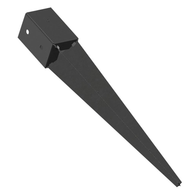 Paalvoet om in te graven, MERMIER paalsteun - 90x90 mm