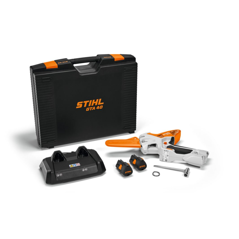 GTA 40 Battery-Powered Saw - STIHL AS SYSTEM with 2 batteries and charger GTA 40 Battery-Powered Saw - STIHL AS SYSTEM with 2 batteries and charger