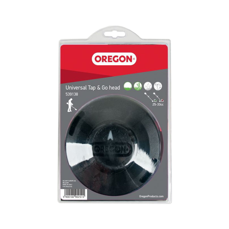 Bosmaaier trimmer kop Universele kop zonder adapter Oregon 539138 Tap & Go