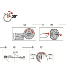Tête débrousailleuse Tête Lightining Load Oregon 559059 Tap & Go