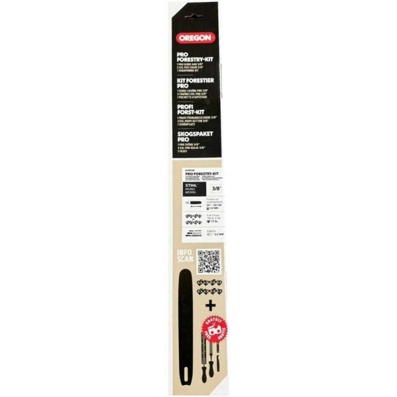 Oregon Barra Per Motosega Micro Lite 130MLBK095 – 33 Cm, Passo .325", Spessore 1,3 Mm