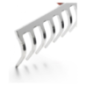 Hark 12 Tanden - 30 Cm Multi-Star Outils Wolf - DRM30