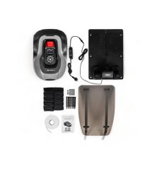 Tondeuse Robot Connectée Avec Batterie 20V / 5 Ah Largeur De Coupe 18 Cm Jusqu'à 1000m2 Wifi Bluetooth