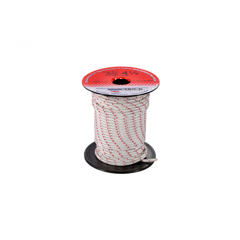 Rotary 11739 - Corde de démarrage (no.4-1/2) diam. rouleau de 9/64'/3,5mm x 100'/30,5m cordon économique de 100'