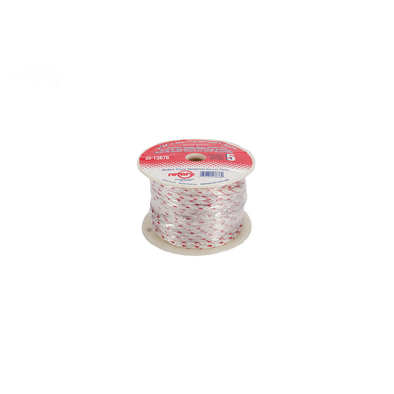 Corde de démarrage (no.5) diam. 5/32'/4,0mm x 100'/30,5m rouleau 100' tresse solide rouge traceur corde en nylon corde