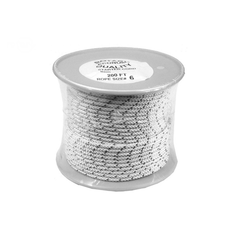 Corde de démarrage (no.5) diam. rouleau de 5/32'/4,0 mm x 200'/rouleau de 61 m cordon économique de 200' - fabriqué en