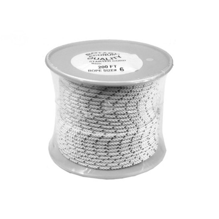 Rotary 11726 - Corde de démarrage (no.5) diam. rouleau de 5/32'/4,0 mm x 200'/rouleau de 61 m cordon économique de 200'