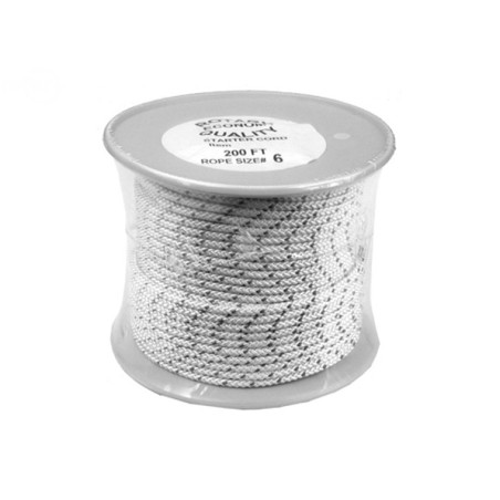 Corde de démarrage (no.7) diam. rouleau de 7/32'/5,5mm x 200'/61m cordon économique de 200' - fabriqué en