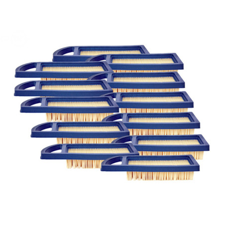 Rotary 12943 - Filtre a air (panneau) vrac-pack (12pcs. 10184) b&s remplace b&s 697014, 697634, 797008