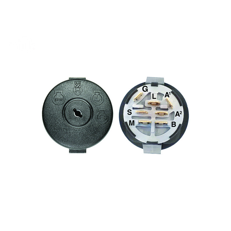 Rotary 17189 - Interruttore di accensione Husqvarna sostituisce il numero Husqvarna 532193350, utilizzato sui rider 2006