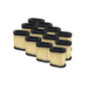 Rotary 12953 - Luftfilter (Papier) lose (12 Stk. 9200) Tecumseh ersetzt Tecumseh 36905