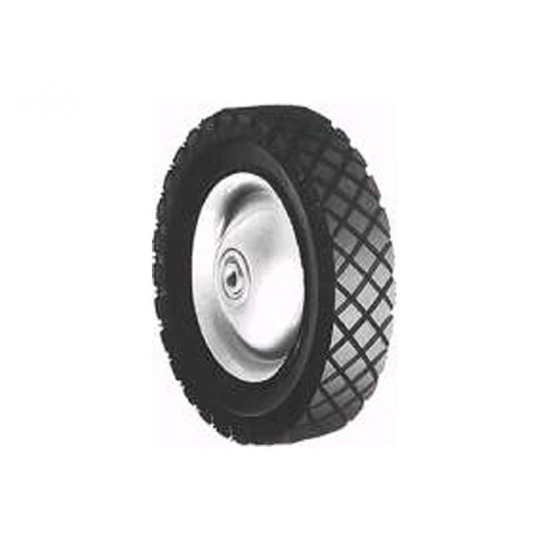 Roue en acier 8 x 1,75, moyeu décalé de 1-5/8' remplacer snapper 7011082 (peint en