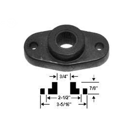 Adaptateur pour lames cannelées 3/4' stock arrêté remplace mtd