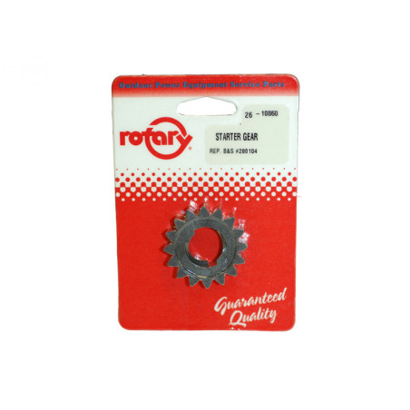 Rotary 10860 - Engrenage de démarreur b&s (carté) remplace b&s 280104, 693058, 693059