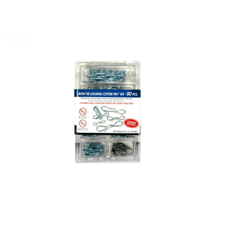 Rotary 16129 - Kit de goupilles fendues de verrouillage pour nœud papillon assortiment de 80