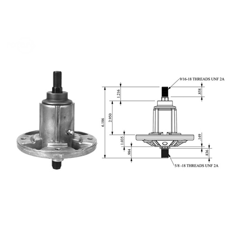 Rotary 12495 - J. Deere blade bearing replaces John Deere - 12495