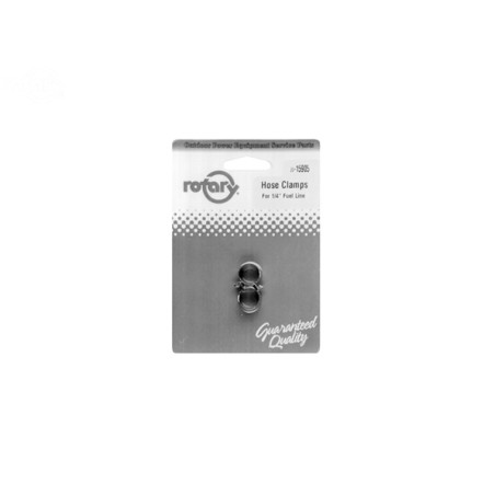 Colliers de tuyau 1/4' ligne nitrile (carté) pince