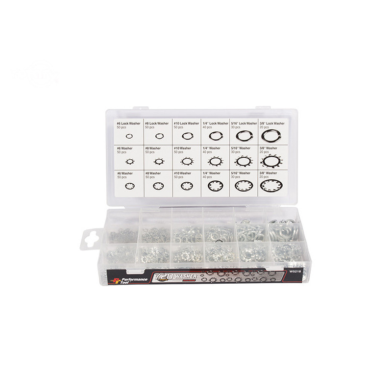 Rotary 15345 - Assortiment de rondelles de blocage assortiment de 720