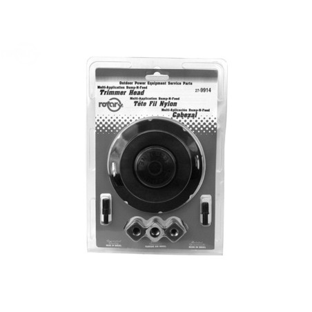 Tête de coupe-brosse et alimentation