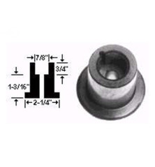 Rotary 1235 - Adaptateur lame 7/8'(moyeu seulement) remplace murray