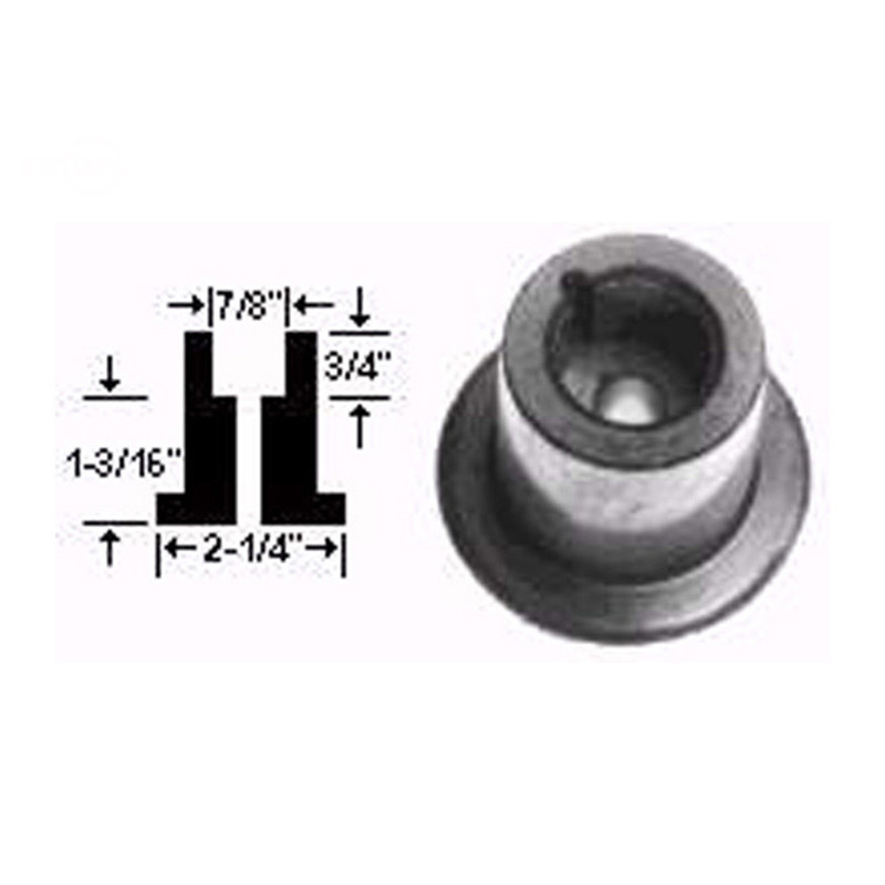 Rotary 1235 - Adaptateur lame 7/8'(moyeu seulement) remplace murray