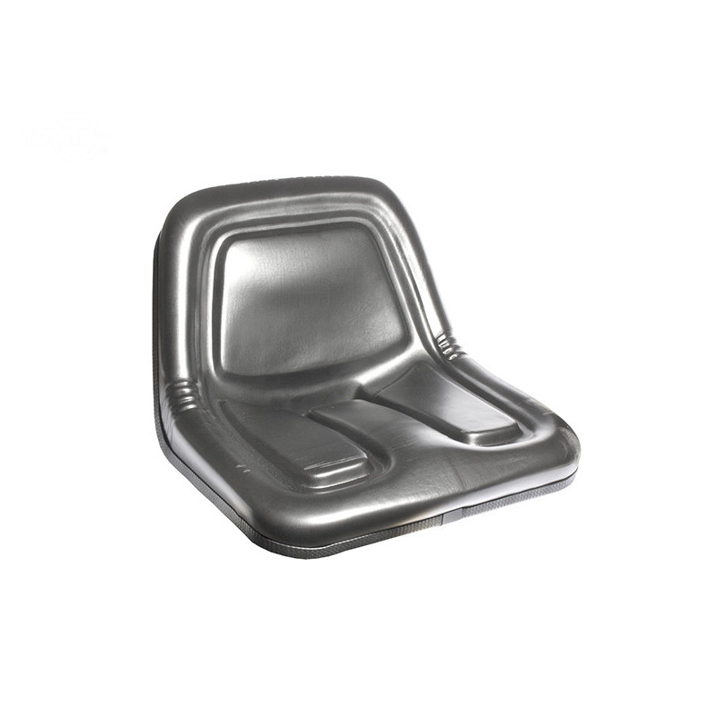 Rotary 15629 - Luxe stalen stoel met hoge rugleuning in vinyl