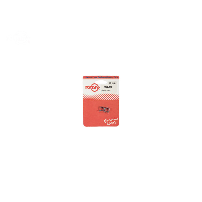 Rotary 15904 - Colliers de tuyau 1/4' ligne (carté) pince
