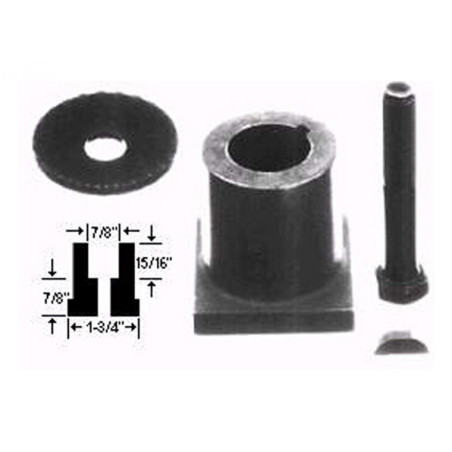 Rotary 1160 - Assemblage d'adaptateur de lame remplace snapper