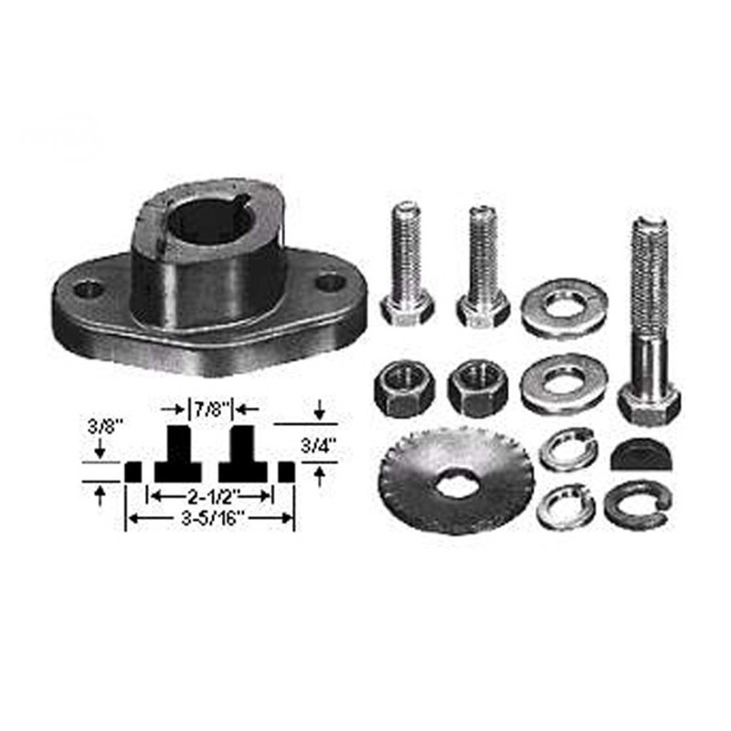 Assemblage d'adaptateur de lame 7/8' remplacer mtd