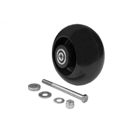 Roue à gazon roue anti-scalp heavy