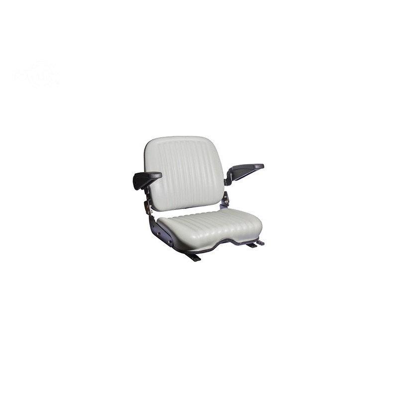 Rotary 15628 - Wide base seat with high vinyl backrest