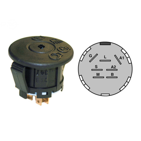 Rotary 7015 - Comutador de ignição murray substitui murray - 7015