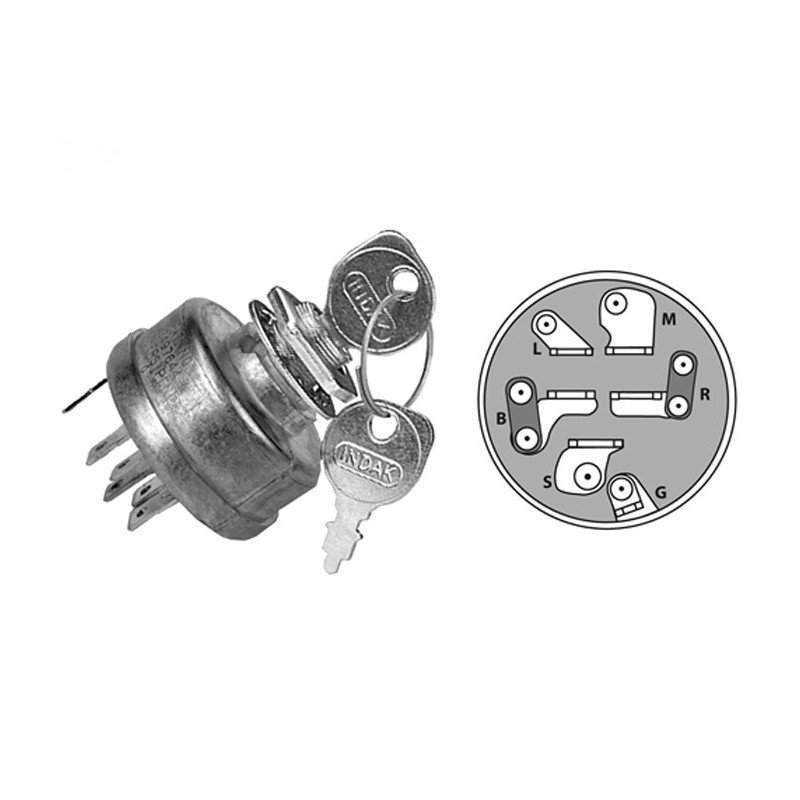 Rotary 12752 - Comutador de ignição cub cadet substitui