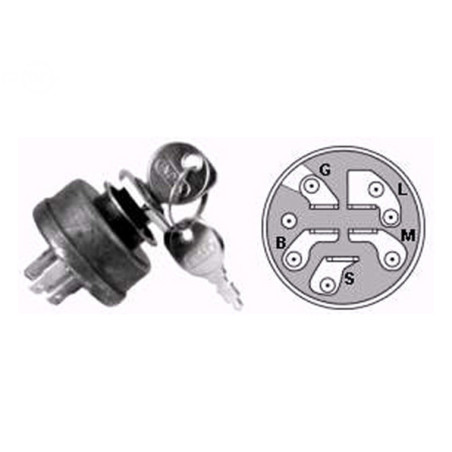 Rotary 9158 - Kit de interruptor de ignição ayp substitui ayp