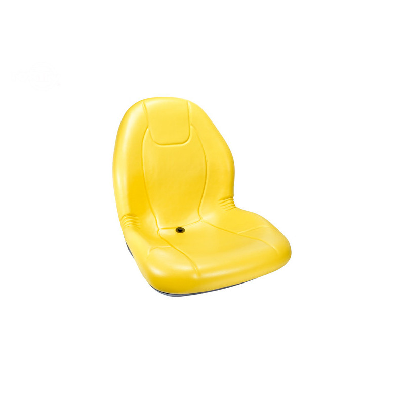 Rotary 16504 - Gelber PVC-Vinyl-Hochlehnensitz