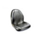 Rotary 16503 - Hochlehnensitz aus schwarzem PVC-Vinyl - 16503