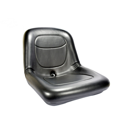 Rotary 16500 - Asiento de respaldo alto de vinilo PVC negro - 16500