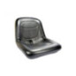 Rotary 16500 - Asiento de respaldo alto de vinilo PVC negro - 16500