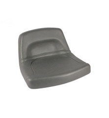 Rotary 15630 - Asiento de bandeja de acero con respaldo bajo de PVC