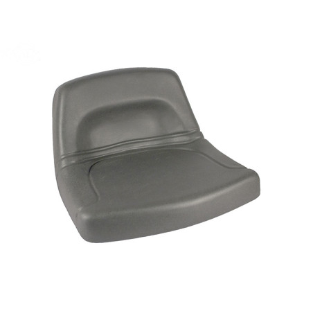 Rotary 15630 - Stahlsitz mit niedriger PVC-Rückenlehne