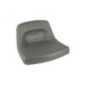 Rotary 15630 - Steel pan seat with low PVC backrest