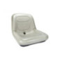 Rotary 16502 - Assento com encosto alto em vinil pvc cinzento - 16502