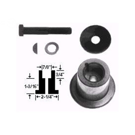 Adaptateur lame 7/8' remplacement murray