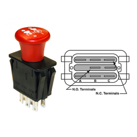Rotary 9657 - Conmutador de toma de fuerza -9657