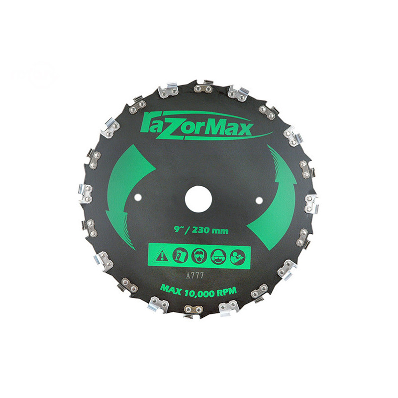 Lame de débroussailleuse 9' razor