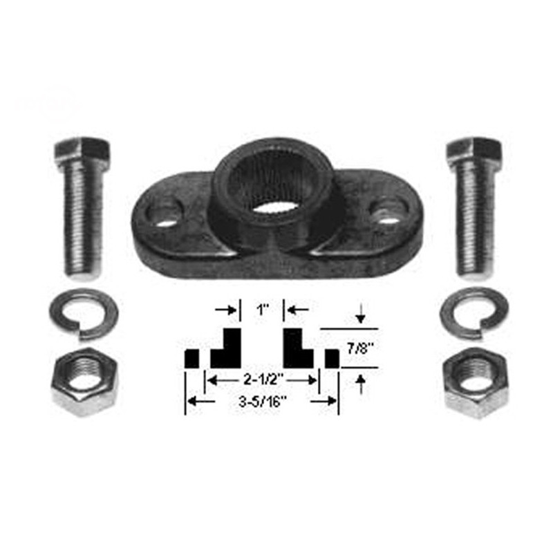 Rotary 7200 - Assemblage d'adaptateur de lame 1'