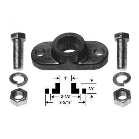Rotary 7200 - Assemblage d'adaptateur de lame 1'